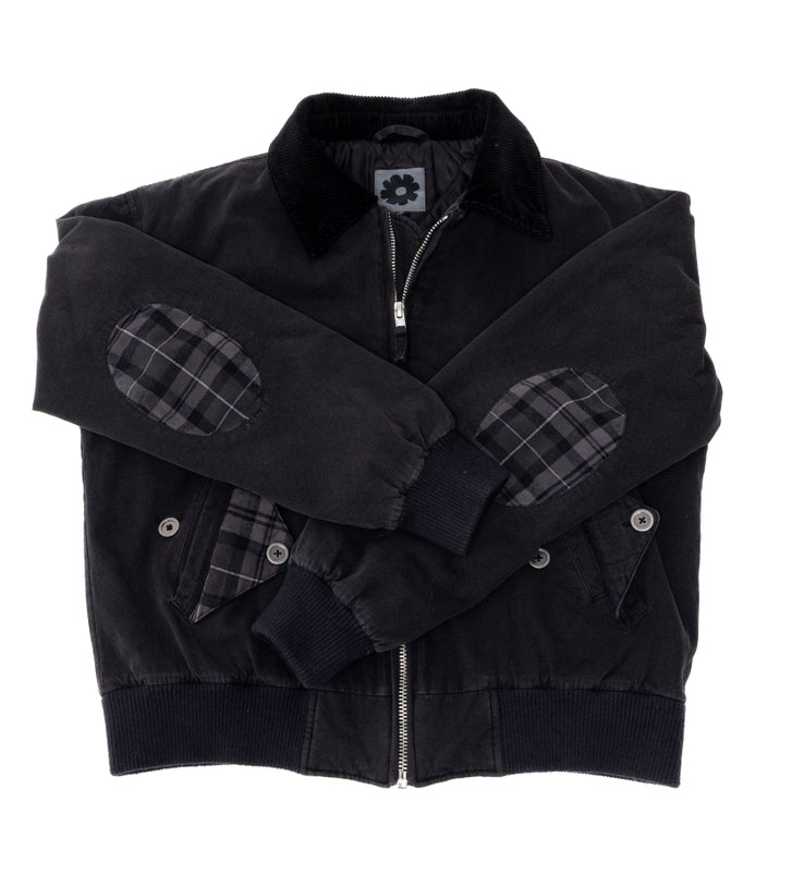Plaid Bomber Jacket