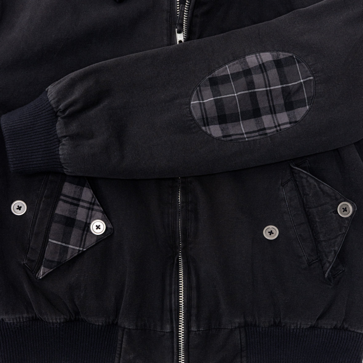Plaid Bomber Jacket