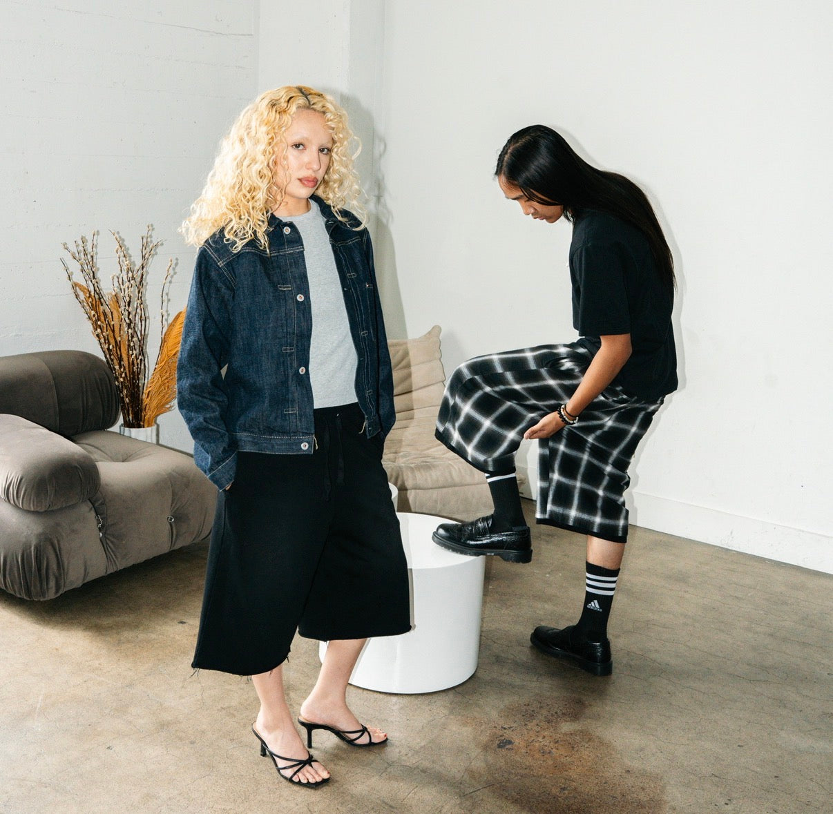 Plaid/Black